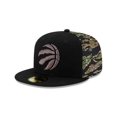 Sapca New Era Toronto Raptors NBA Camo Panel 59FIFTY Fitted - Negrii